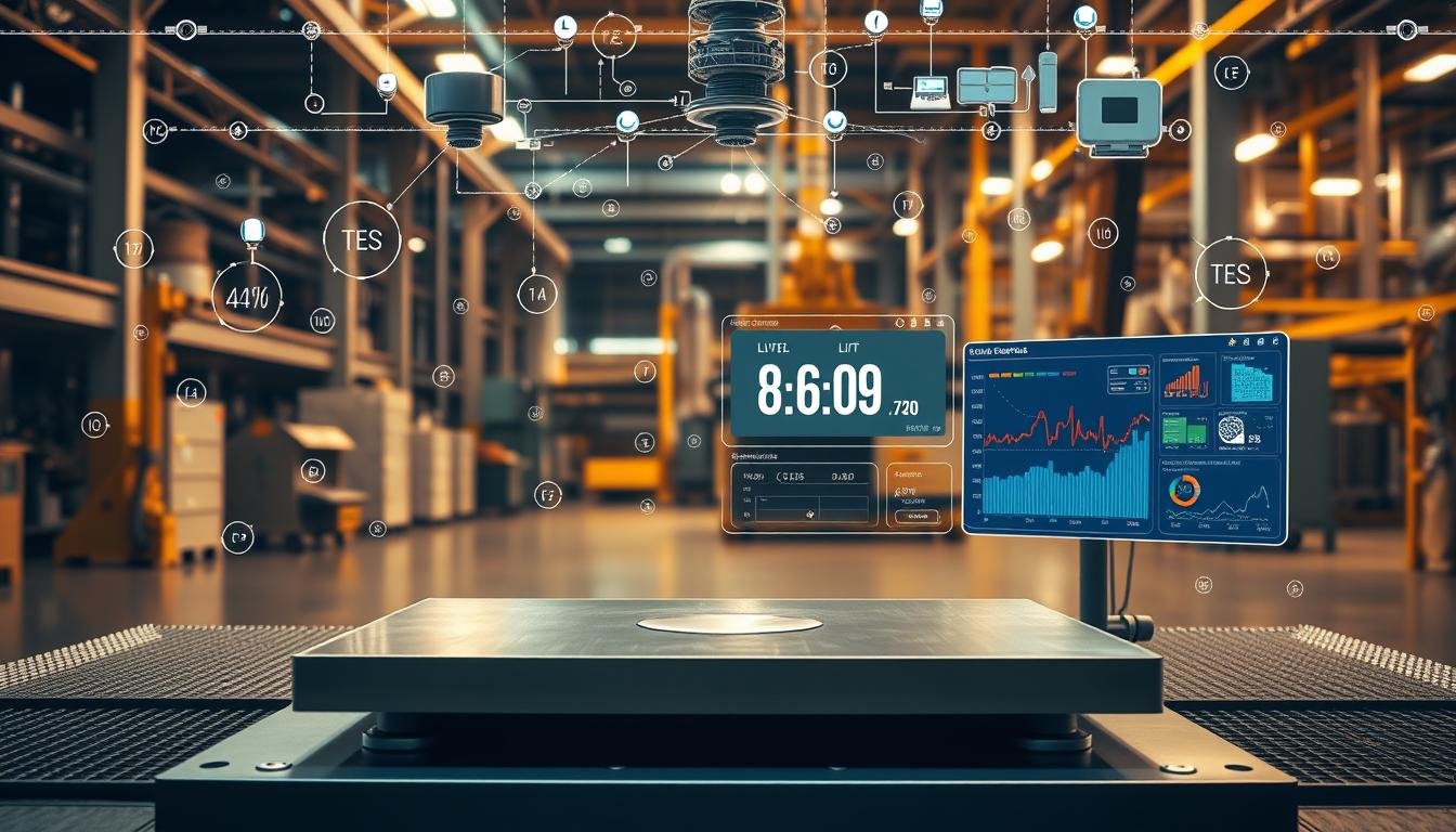 pesagem inteligente com IoT industrial