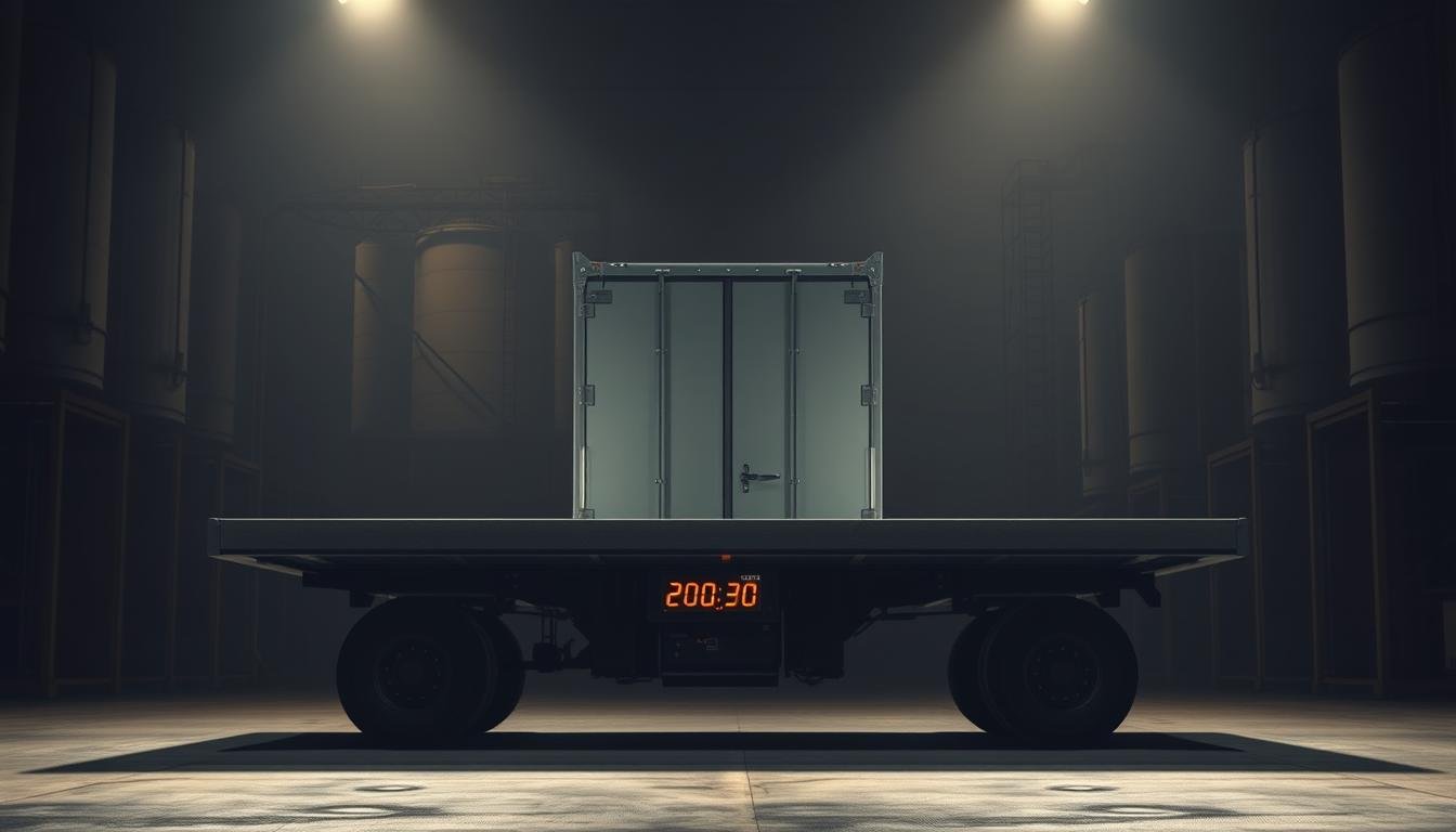 Qual o peso da balança usada por caminhões truck